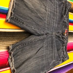 Denim shorts